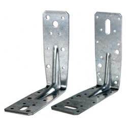 Escuadra galvanizada 60x150x150 mm.